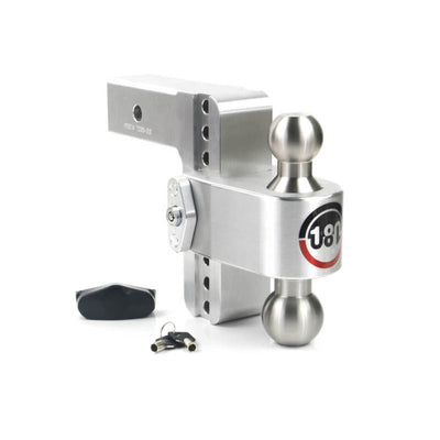 Weigh Safe 180 Hitch 6in Drop Hitch & 2.5in Shank (10K/18.5K GTWR) - Aluminum