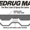 BedRug 07-16 GM Silverado/Sierra 5ft 8in Bed Mat (Use w/Spray-In & Non-Lined Bed)