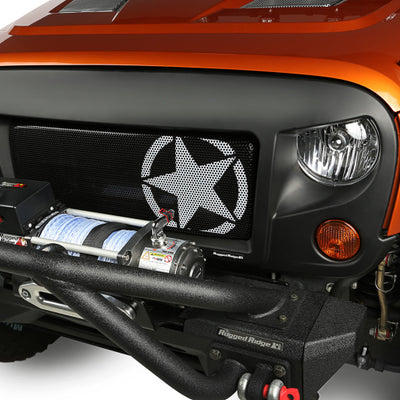 Rugged Ridge Spartan Grille Kit Star 07-18 Jeep Wrangler