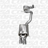 Corsa 06-10 Volkswagen GLI Mk5 Black Touring 3.0in Cat-Back Single Rear Exitn Black Pro-Series