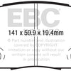 EBC 15+ Fiat 500X 1.4 Turbo Ultimax2 Front Brake Pads