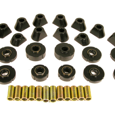 Prothane 67-72 Chevy K10 Blazer Body Mount Kit - Black