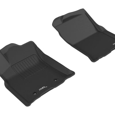 3D MAXpider 2016-2017 Toyota Tacoma Access Cab/Double Cab Kagu 1st Row Floormat - Black