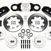 Wilwood Dynapro 6 Front Hub Kit 12.19in 1965-1969 Mustang Disc & Drum Spindle