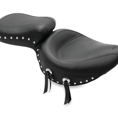 Mustang 87-04 Suzuki VS700/750/800 Intruder,S50 05-09 Std Touring 2PC Seat w/Studs - Black