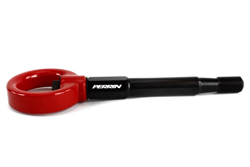PERRIN 08-14 Subaru WRX/STI (Hatchback) Tow Hook Kit (Rear) - Red