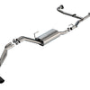 Borla 22-23 Nissan Frontier 3.8L V6 2WD/4WD AT S-Type Catback Exhaust - Black Chrome Tips