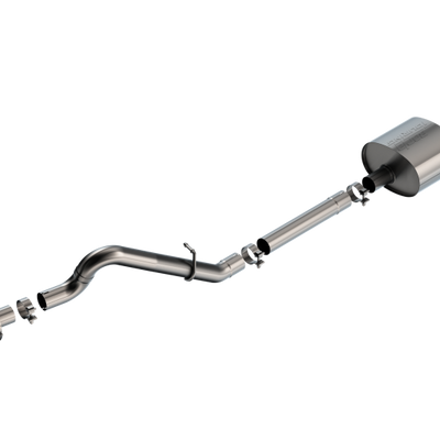 Borla 21-22 Ford Bronco 2.7L 2DR/4DR T-304 Stainless Steel Cat-Back Touring Exhaust - Brushed