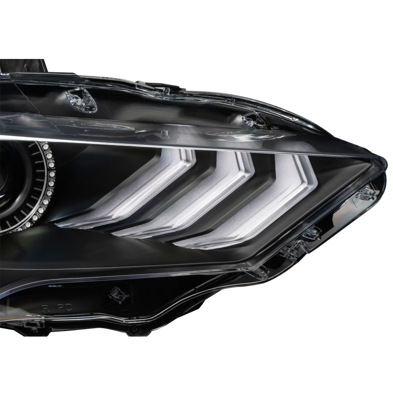 Oracle Lighting 18-23 Ford Mustang Dynamic ColorSHIFT LED Headlights - Black Series