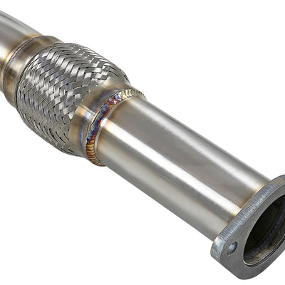 aFe Takeda 2.5in to 3in 304 SS Y-Pipe Exhaust System 16-18 Infiniti Q50/Q60 V6-3.0L (tt)