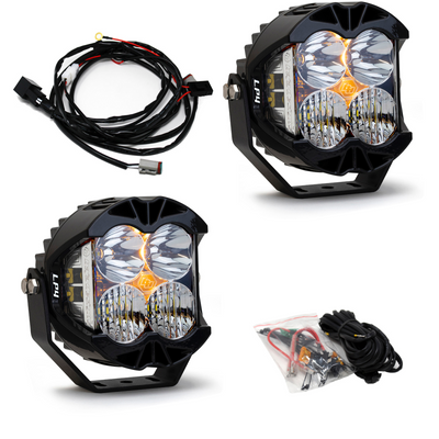 Baja Designs Jeep JL/JT Rubicon Steel Bumper LED Light Kit LP4 w/Upfitter