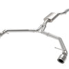 afe MACH Force-Xp 13-16 Audi Allroad L4 SS Axle-Back Exhaust w/ Polished Tips