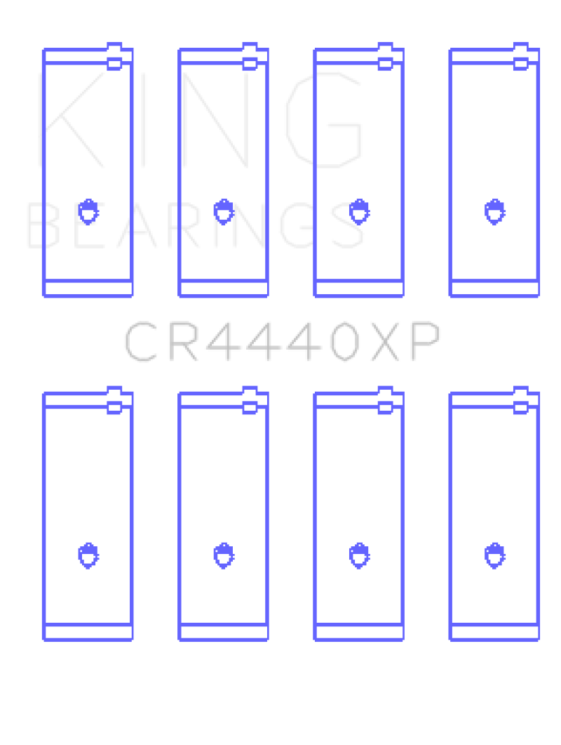 King Engine Bearings Ford Cortina 2000 XL - European (Size STD) Performance Rod Bearing Set