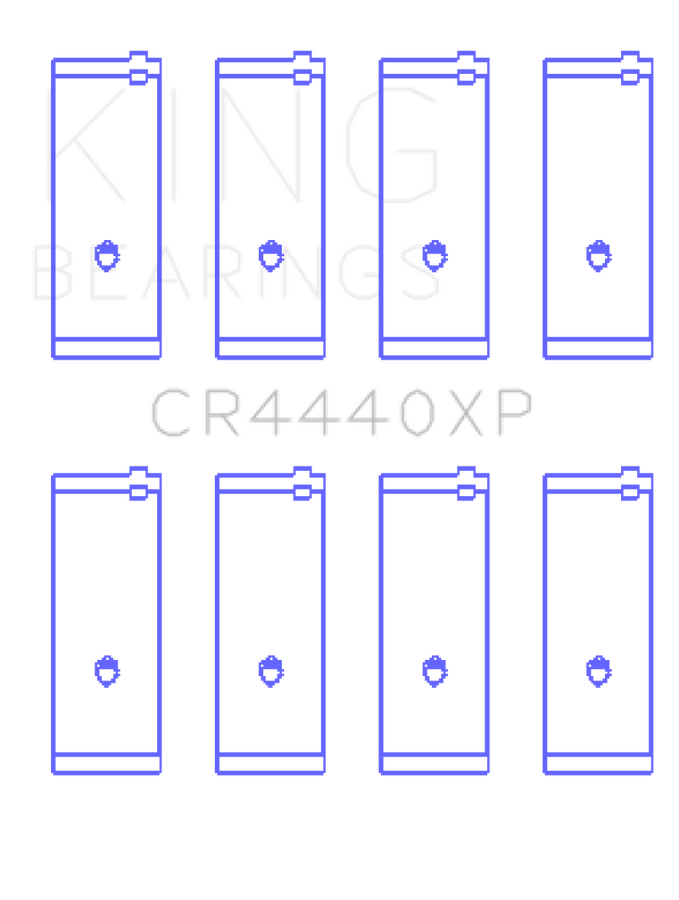 King Engine Bearings Ford Cortina 2000 XL - European (Size STD) Performance Rod Bearing Set