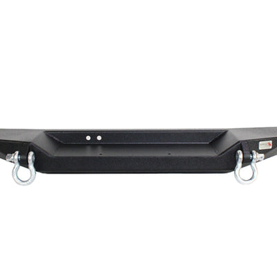 Fishbone Offroad Cherokee XJ Front Winch Bumper W/O Grille Guard Bullhead Steel - Blk Txtrd Pwdrcoat