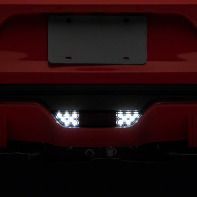 Raxiom 15-17 Ford Mustang Axial LED Reverse Light w/ Running Light Triple Flash Brake Light- Smoked