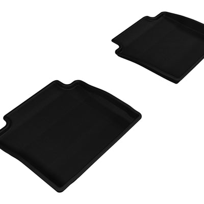 3D MAXpider 2014-2020 Chevrolet Impala Kagu 2nd Row Floormats - Black