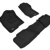 3D Maxpider 07-14 Chevrolet Tahoe With Bench 2nd Row Elegant 1st 2nd Row - Floor Mat Set (Black)