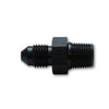 Vibrant -3 AN to 1/16in NPT Straight Adapter Fittings - Aluminum