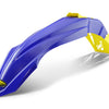 Cycra 15-21 Yamaha YZ125 Cycralite Front Fender - Blue W/ Gold Vent