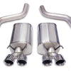 Corsa 2006-2013 Chevrolet Corvette C6 Z06 7.0L V8 Polished Sport Axle-Back Exhaust