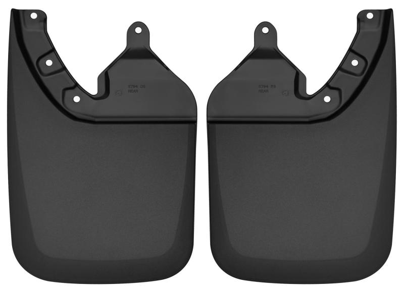 Husky Liners 2016 Toyota Tacoma w/ OE Fender Flares Custom Molded Rear Mud Guards - Black