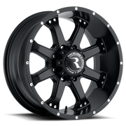 Raceline 991B Assault 18x9in / 8x170 BP / 0mm Offset / 125.2mm Bore - Satin Black Wheel