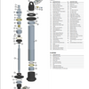 Fox (T) -8 Rubber FJIC Swivel 90Deg.-45Deg. x 22.500 Crimp Fittings