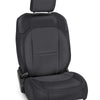 PRP 2018+ Jeep Wrangler JLU/4 Door/Gladiator JT/Non-Rubicon Front Seat Covers(Pair) -Black/Grey