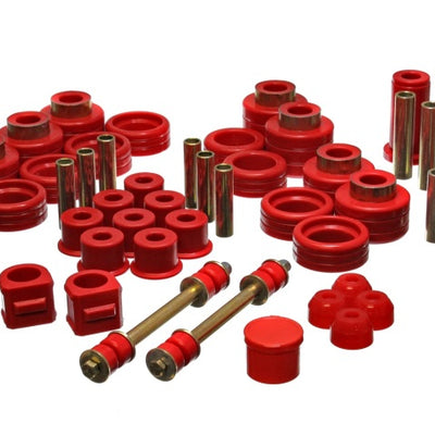 Energy Suspension 88-98 Chevy/GMC 4WD Red Hyper-flex Master Bushing Set