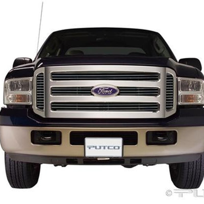 Putco 05-07 Ford SuperDuty - Incl Side Vents Shadow Billet Grilles
