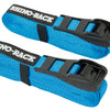 Rhino-Rack Rapid Tie Down Straps w/Buckle Protector - 5.5m/18ft - Pair - Blue