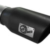 aFe Atlas Exhaust 5in DPF-Back Al Steel 11-13 GM Diesel Trucks V8-6.6L (td) LML (Blk Tip)