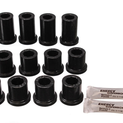 Energy Suspension 84-85 Toyota 4Runner 2 & 4WD Black Front Leaf Spring Bushing Set