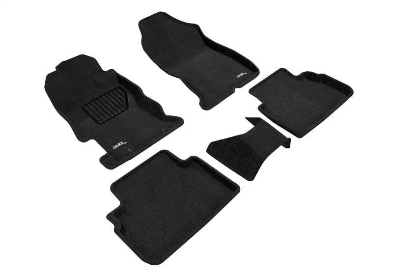 3D MAXpider 17-22 Subaru Impreza Elegant 1st 2nd Row - Floor Mat Set (Black)