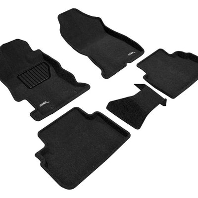 3D MAXpider 17-22 Subaru Impreza Elegant 1st 2nd Row - Floor Mat Set (Black)