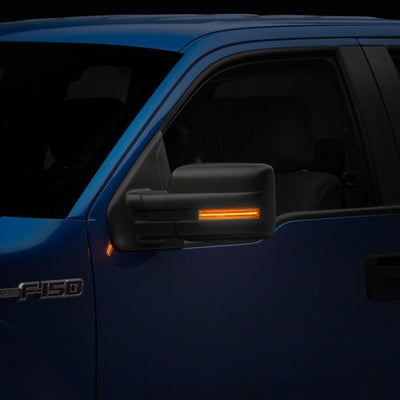 Raxiom 09-14 Ford F-150 Axial Series LED Sequential Mirror Mounted Turn Signals- Smoked