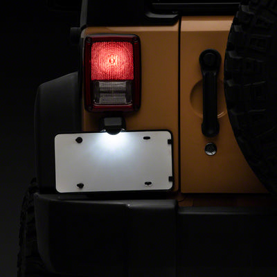 Raxiom 07-18 Jeep Wrangler JK Axial Series LED License Plate Conversion