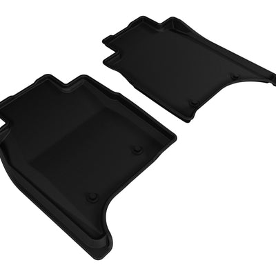 3D MAXpider 2014-2017 Land Rover Range Rover Long Wheelbase Kagu 2nd Row Floormats - Black