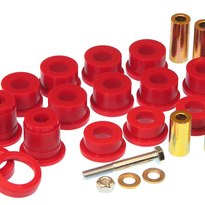 Prothane 07-11 Jeep Wrangler Front Control Arm Bushings - Red
