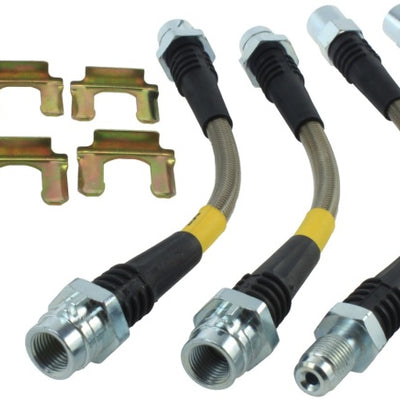 StopTech 93-98 Volkswagen Golf Stainless Steel Rear Brake Lines