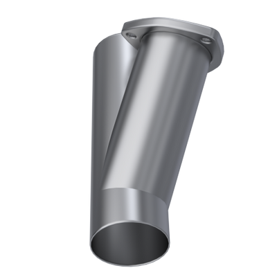 QTP 3in Weld-On QTEC Exhaust Cutout Y-Pipe