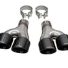 Corsa 2011-2021 Jeep Grand Cherokee Twin 2.5in Inlet / 4in Outlet Black PVD Pro-Series Tip Kit