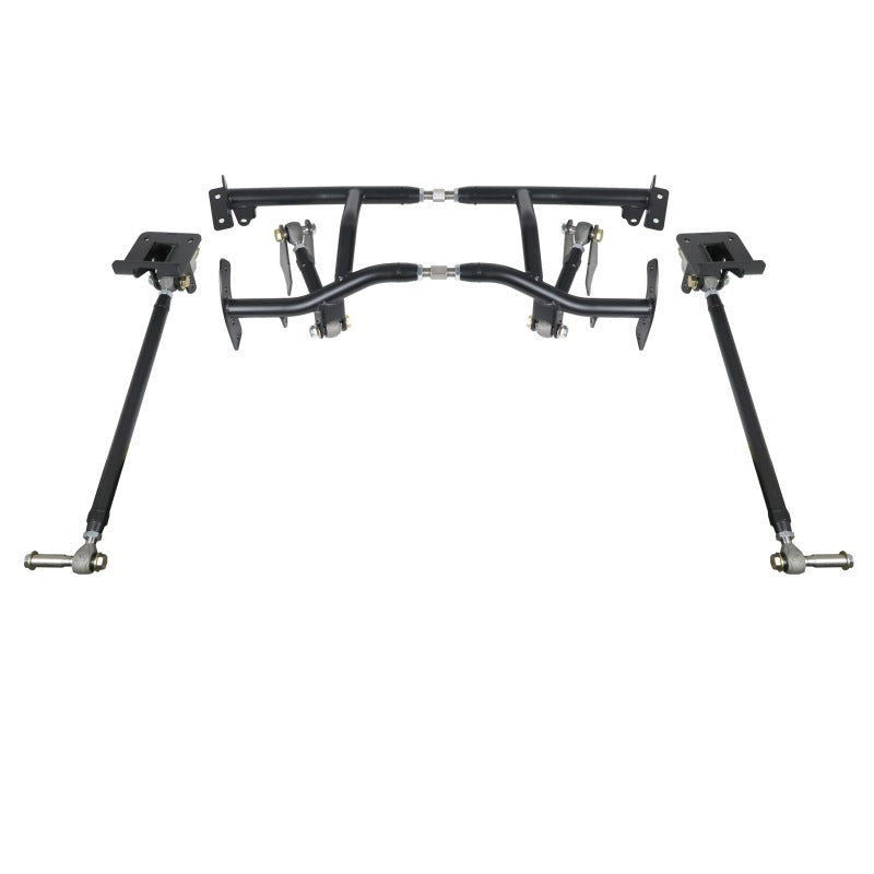 Ridetech 70-81 GM F-Body Bolt-On 4-Link with Double Adj. Bars, R-Joints, Cradle, and Other Hardware