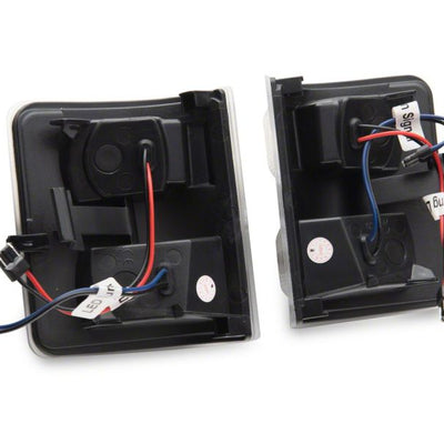 Raxiom 11-16 Ford F-250/F-350 Super Duty Axial LED SEQL Switchback Side Mirror Marker Lamps- Clear