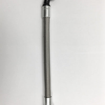 Fragola -10AN PTFE Hose Assembly Straight x 45 Degree 60in