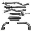 Corsa 2012-17 BMW 335i Sedan RWD F30 3in Polished Touring Dual Rear Single 3.5in Tip Cat-BackExhaust