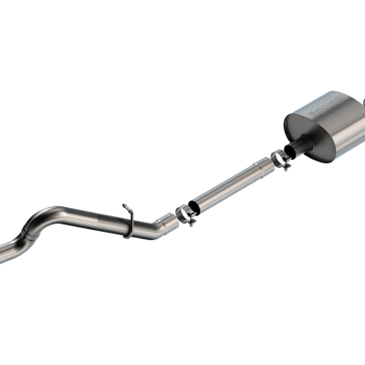 Borla 21-22 Ford Bronco 2.7L 2DR/4DR T-304 Stainless Steel Cat-Back S-Type Exhaust - Brushed