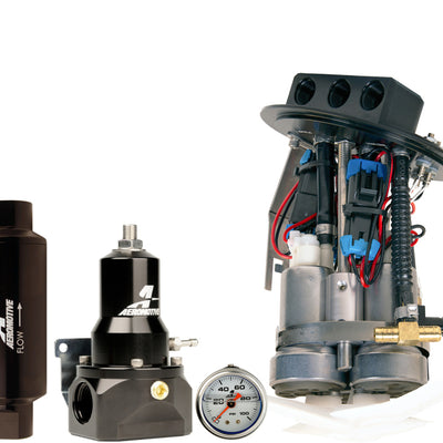 Aeromotive 11-17 Ford Mustang Drop In Kit (18038/15633/13134/12341) - Dual 450lph