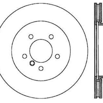 StopTech 06-08 BMW Z4 / 00-07 330 Series (E46/E90) Slotted & Drilled Right Front Rotor